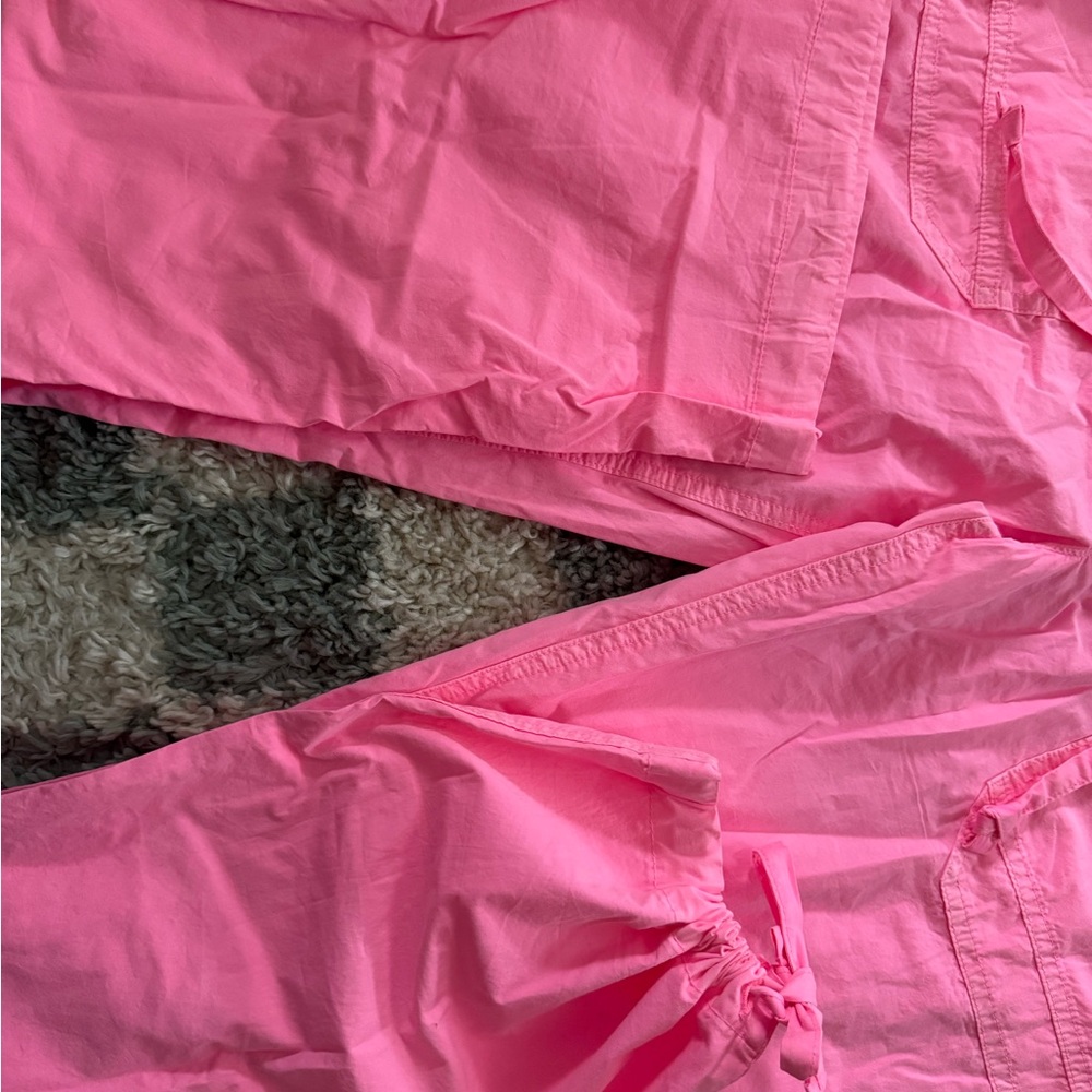 Arie Neon Pink Cargo Pants | NEW WITH TAGS - Picture 3 of 3